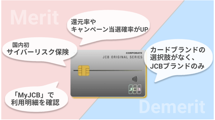 JCB法人カードのメリットとデメリット
