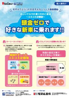 カーリースチラシのサムネイル