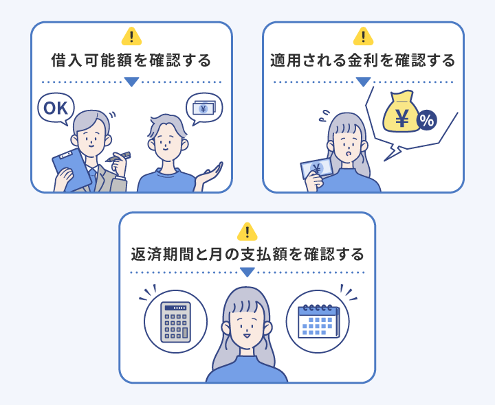 フリーローンを選ぶときの注意点