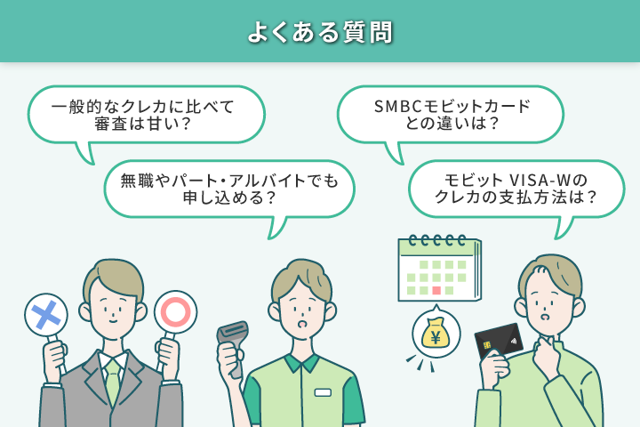 モビット VISA-Wに関するよくある質問