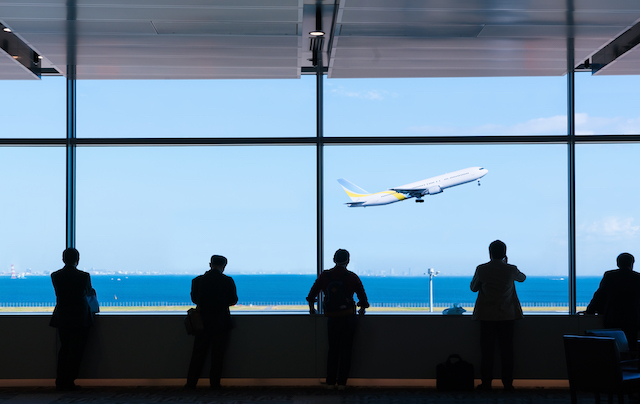 羽田空港のラウンジ