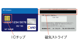 ICチップと磁気ストライプ