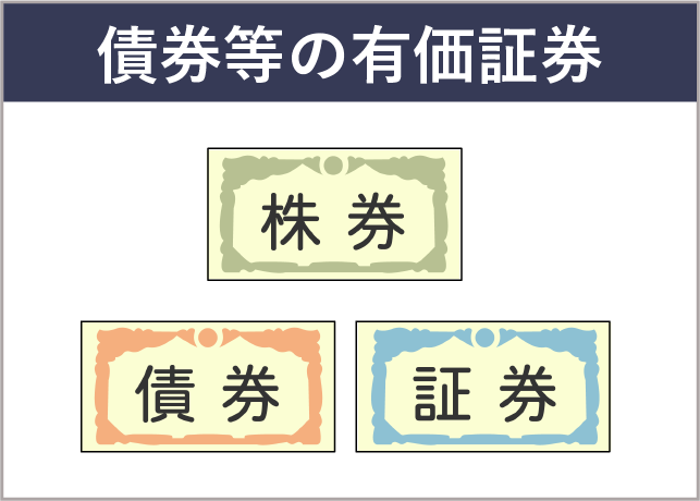 有価証券のイメージイラスト
