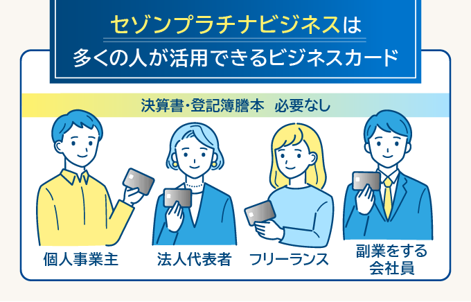 セゾンプラチナビジネスを利用できる人