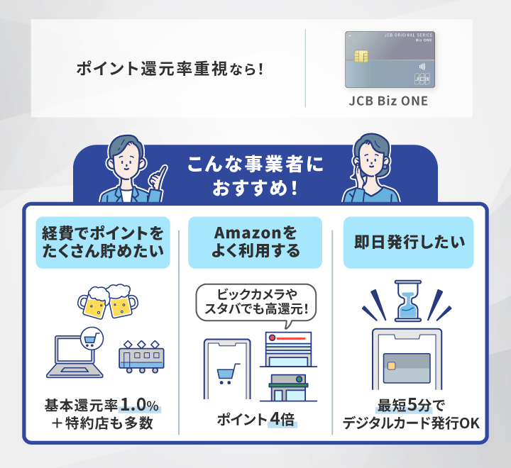 JCB Biz ONEがおすすめな事業主