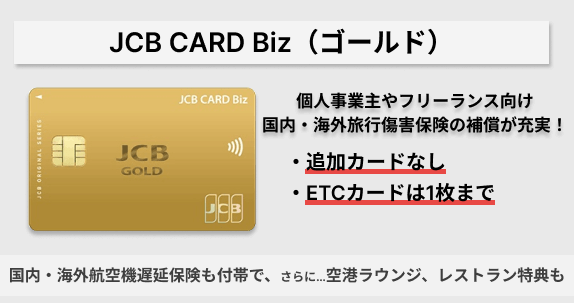 JCB CARD Biz(ゴールド)